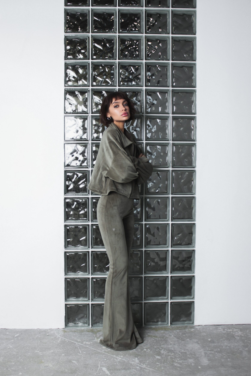 Бомбер велюр SPECIAL GARCHIT, цвет: olive, GARVelBombSpKh купить онлайн