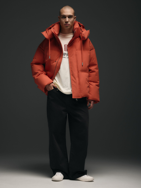 Пуховик Frostkill puffer NAIPACHE, цвет: оранжевый,  купить онлайн