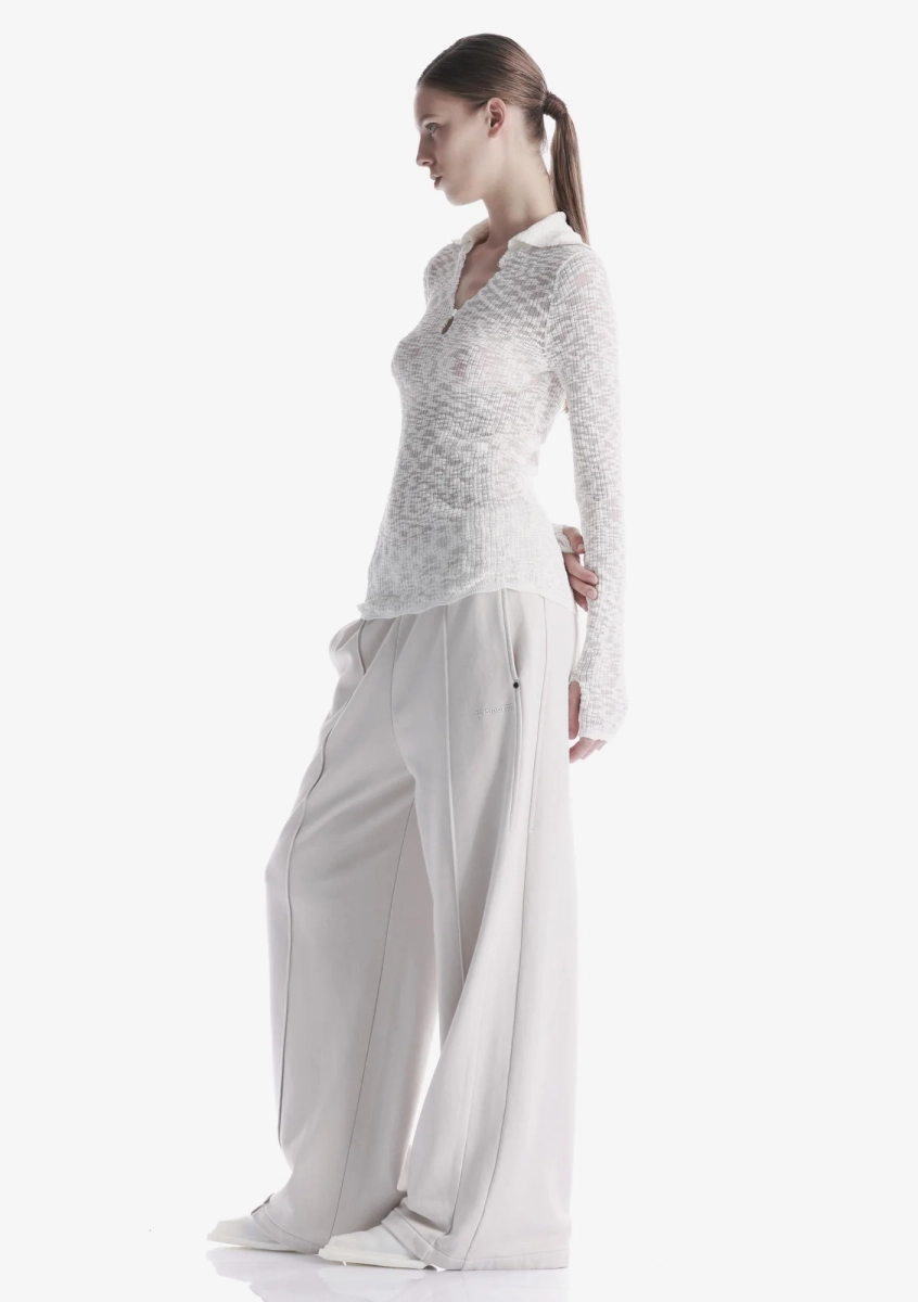 Свитер с широким воротником KRAKATAU, цвет: белый, Sw44-4 купить онлайн