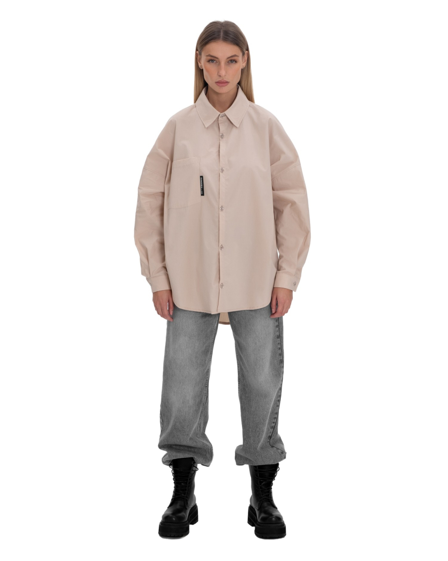 Рубашка BASE Suborbia, цвет: BEIGE 03948 |новая коллекция купить онлайн