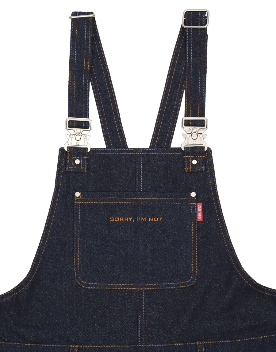 Джинсовый комбинезон SORRY, I’M NOT, цвет: синий,  купить онлайн