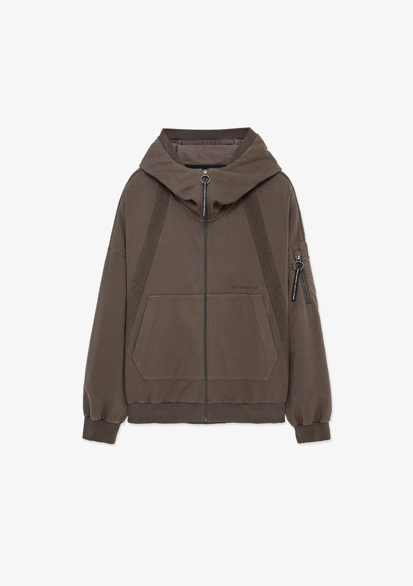 Худи BOREWHAL KRAKATAU, цвет: коричневый, Fu118-7 купить онлайн