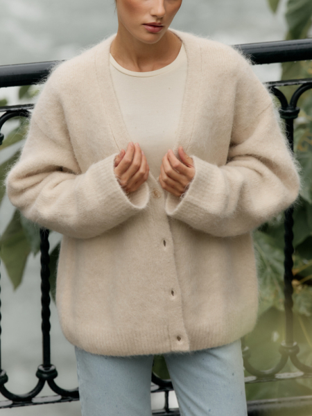 Кардиган альпака