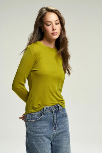 Лонгслив BASIC Guacamole Erist store, цвет: зеленый, НФ-00002692 купить онлайн