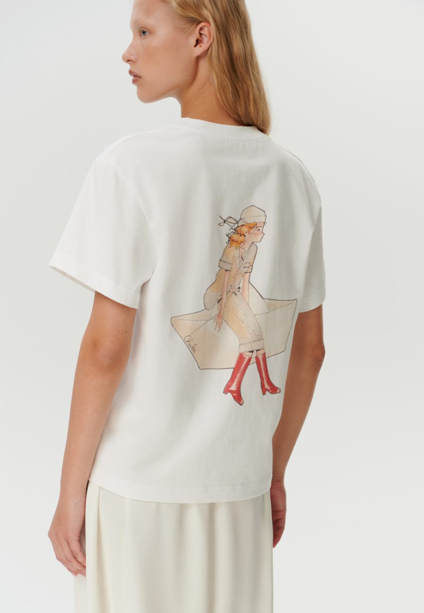 Футболка "Открытка" CHUBA, цвет: белый, tshirt_postcard купить онлайн