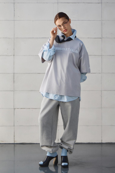 Футболка Crisis CULT, цвет: Светло-серый,  купить онлайн