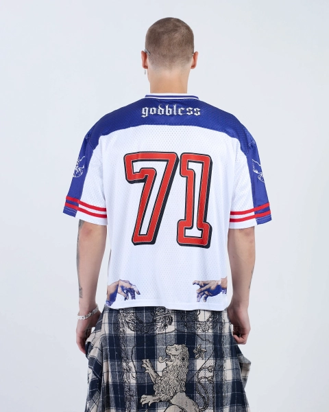 Футболка Джерси 71 ASIA ST 71, цвет: синий, Ast71.tt-jersey71-blue купить онлайн