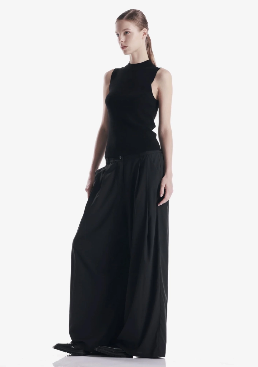 Вязаный топ KRAKATAU, цвет: Черный, Sw43-1 купить онлайн