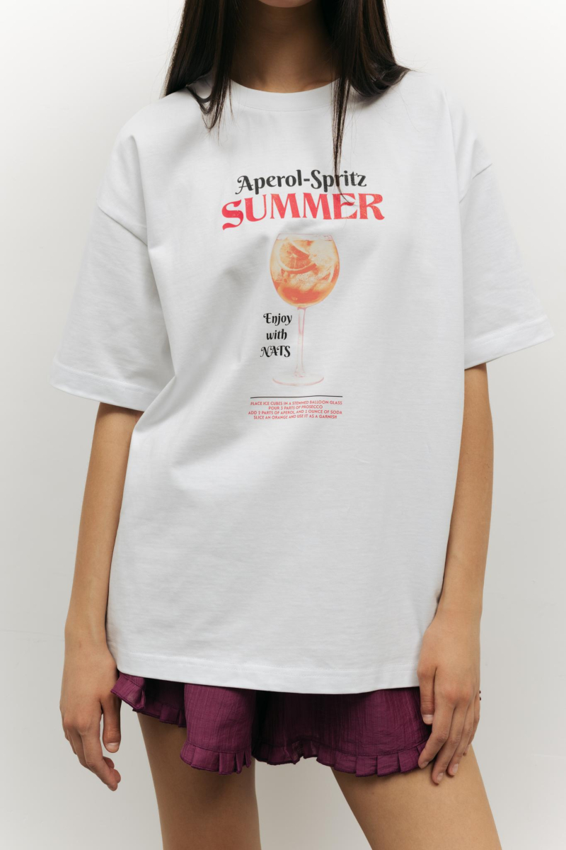 Футболка APEROL NATS, цвет: белый/красный, 34514628623-1 купить онлайн