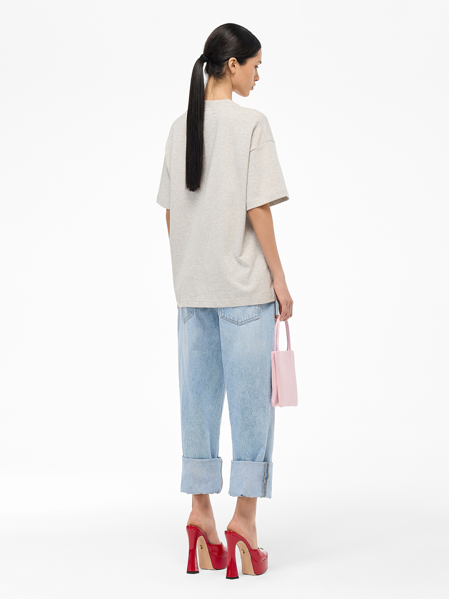 Футболка "Винтаж" FRHT&OUT OF REACH, цвет: серебристый меланж, TSVNTGSLVMLG купить онлайн