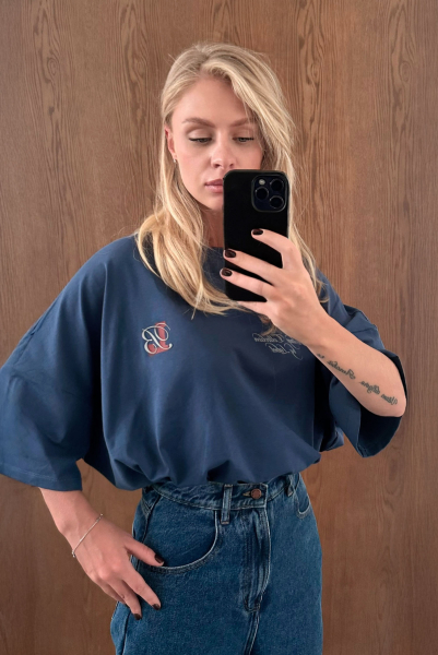 Футболка объемная HERITAGE BLUE Label .B, цвет: blue, Tp.04.5.0139.1025BL купить онлайн