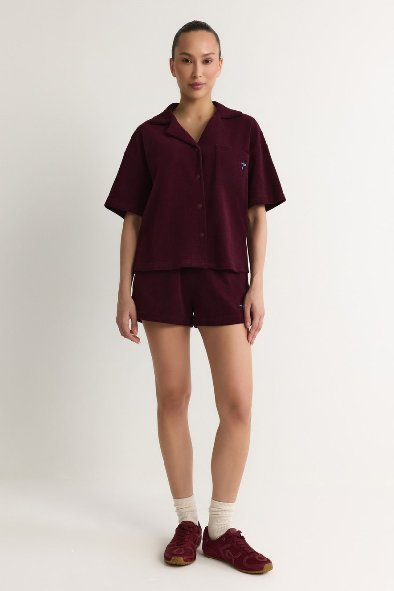 Шорты из смесового хлопка