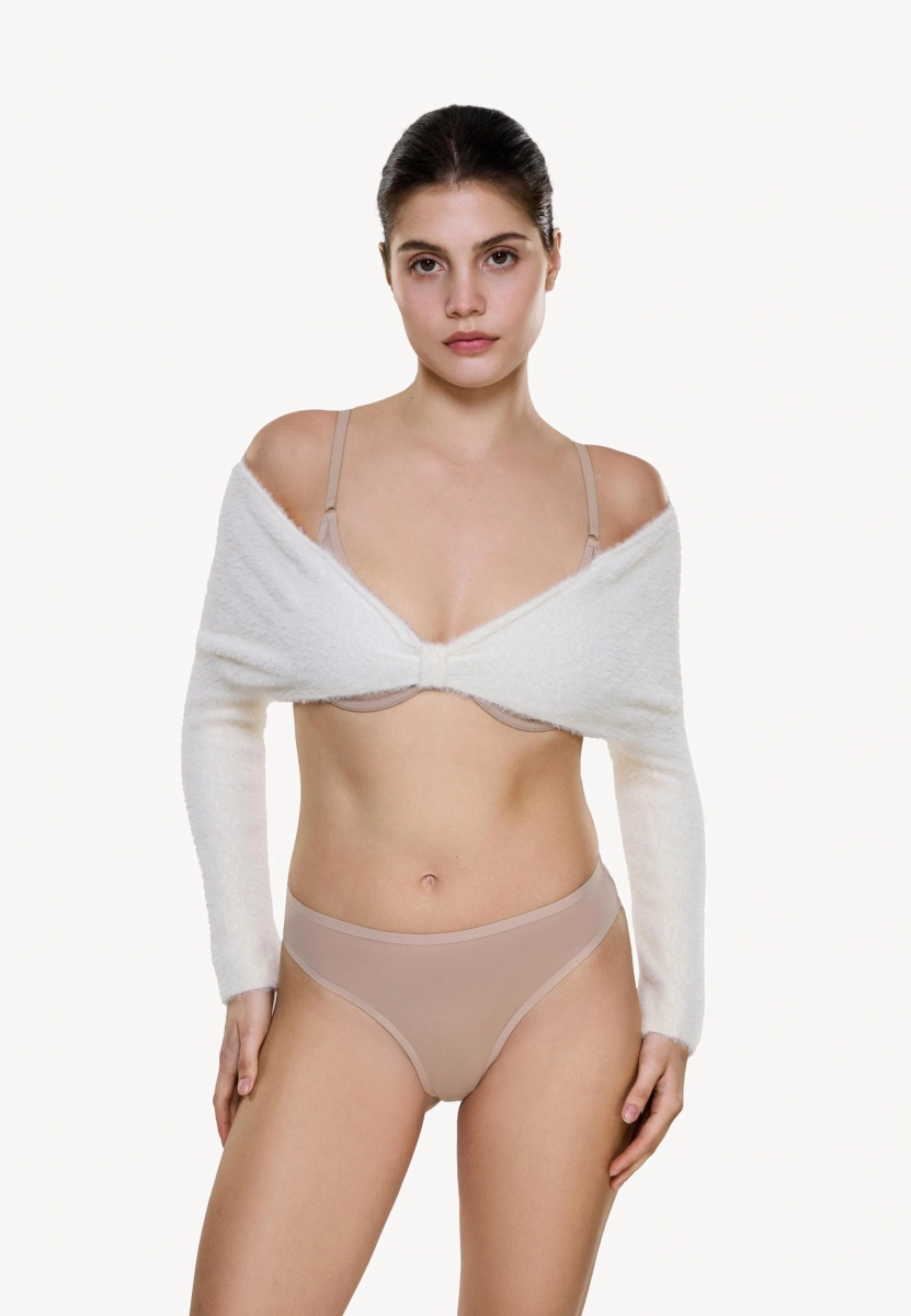 Трусы женские слипы из сетки MUTED, цвет: бежевый 905474.WPAN0014-Beige купить онлайн