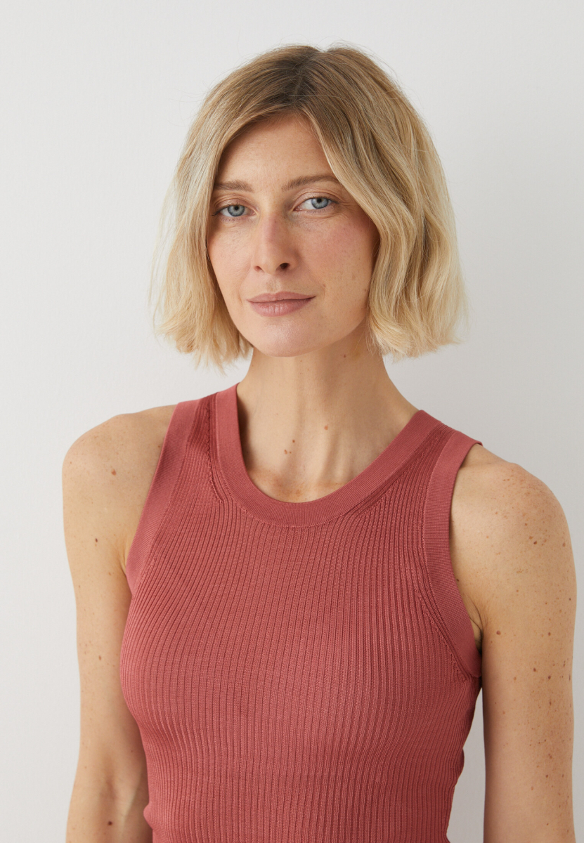 Топ-майка из вискозы Marou, цвет: розовый, Mar3_2526 купить онлайн