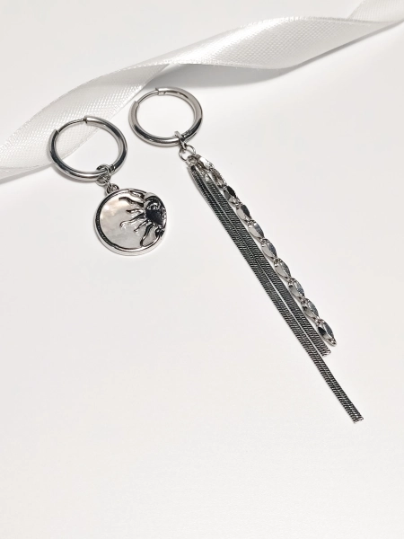 Серьги "Солнце с перламутром" NIN • S • SR-31 купить онлайн