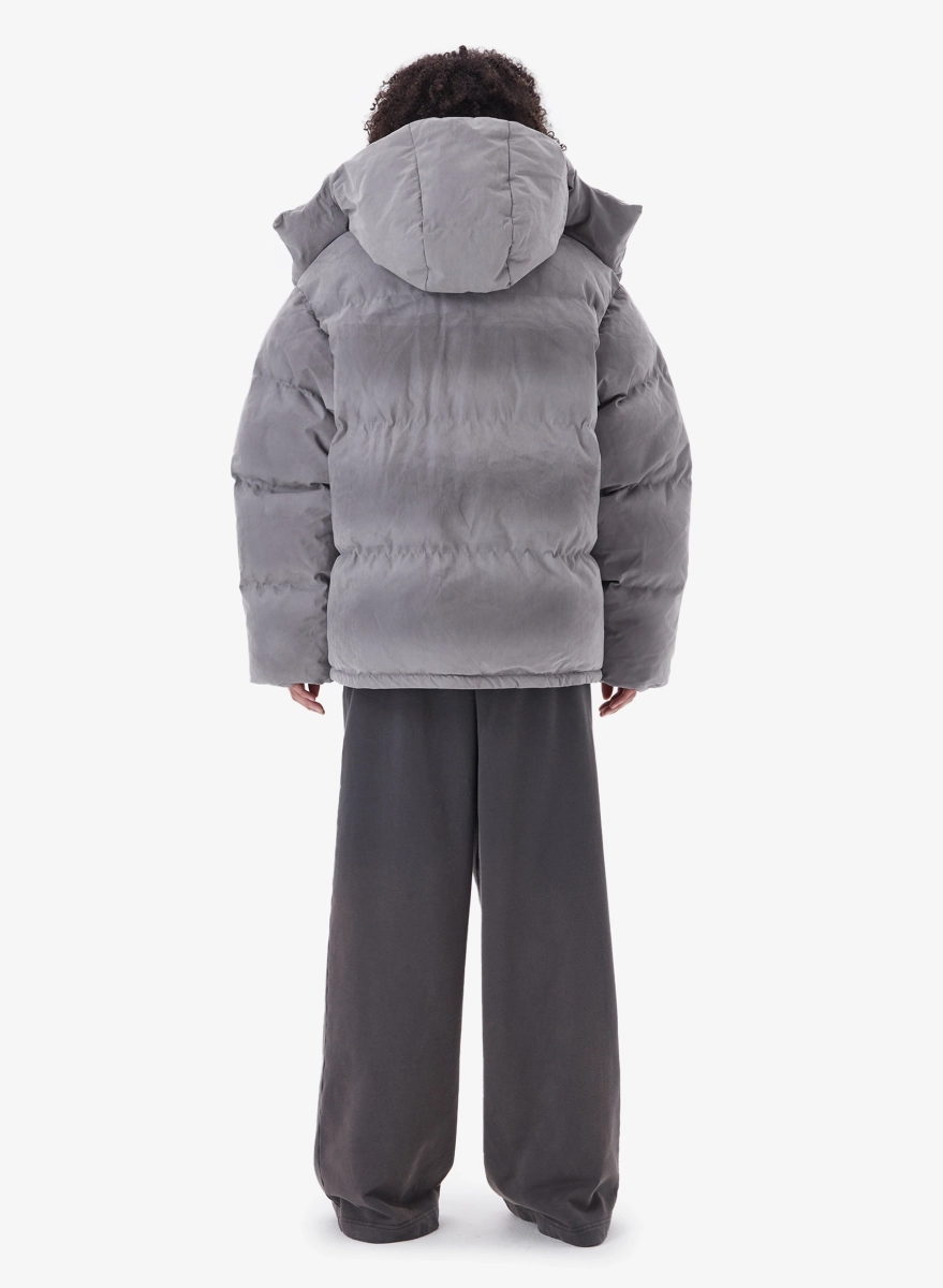 Пуховик DESTRESSED FABLE, цвет: серый, PFFR-FBL-DSTRSD-GR купить онлайн