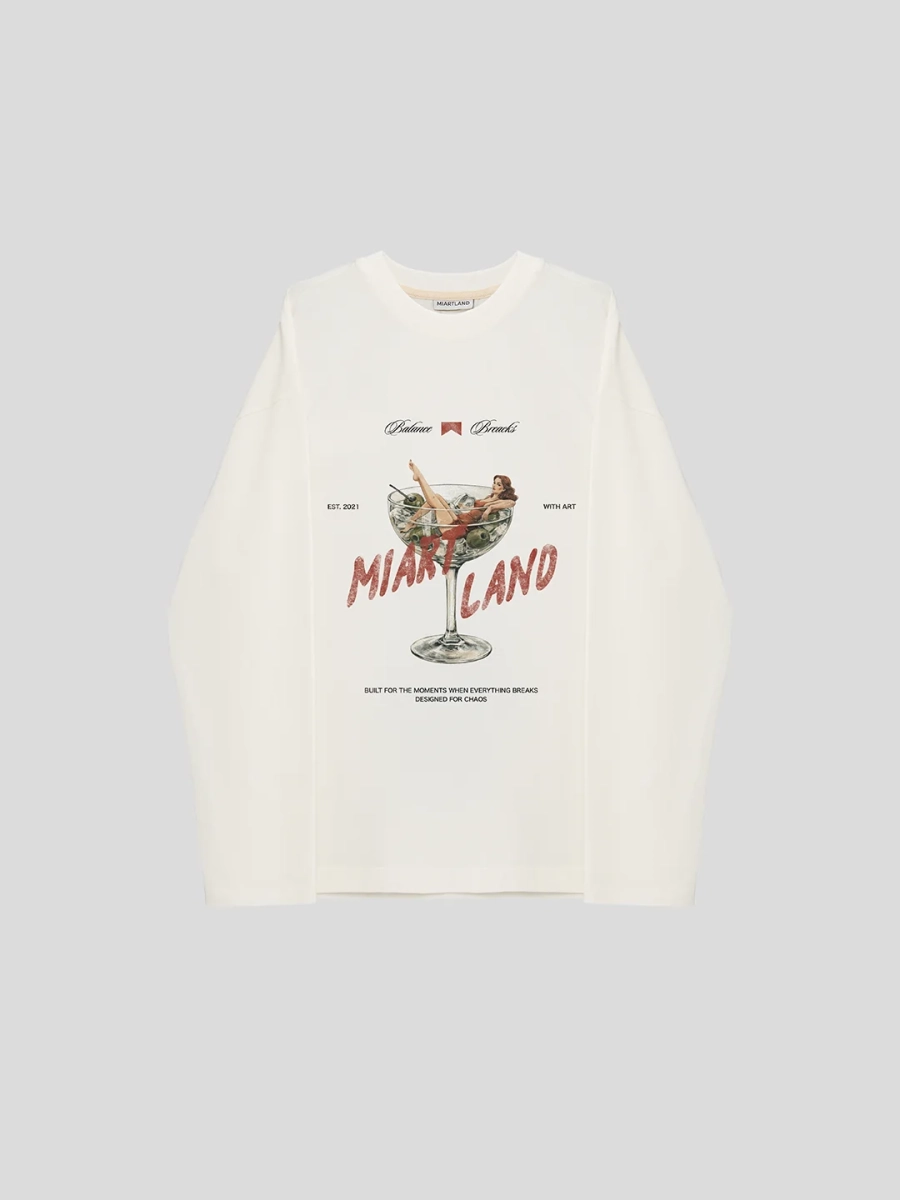 Лонгслив "Чин-Чин" MIARTLAND, цвет: молочный, НФ-00000898 купить онлайн