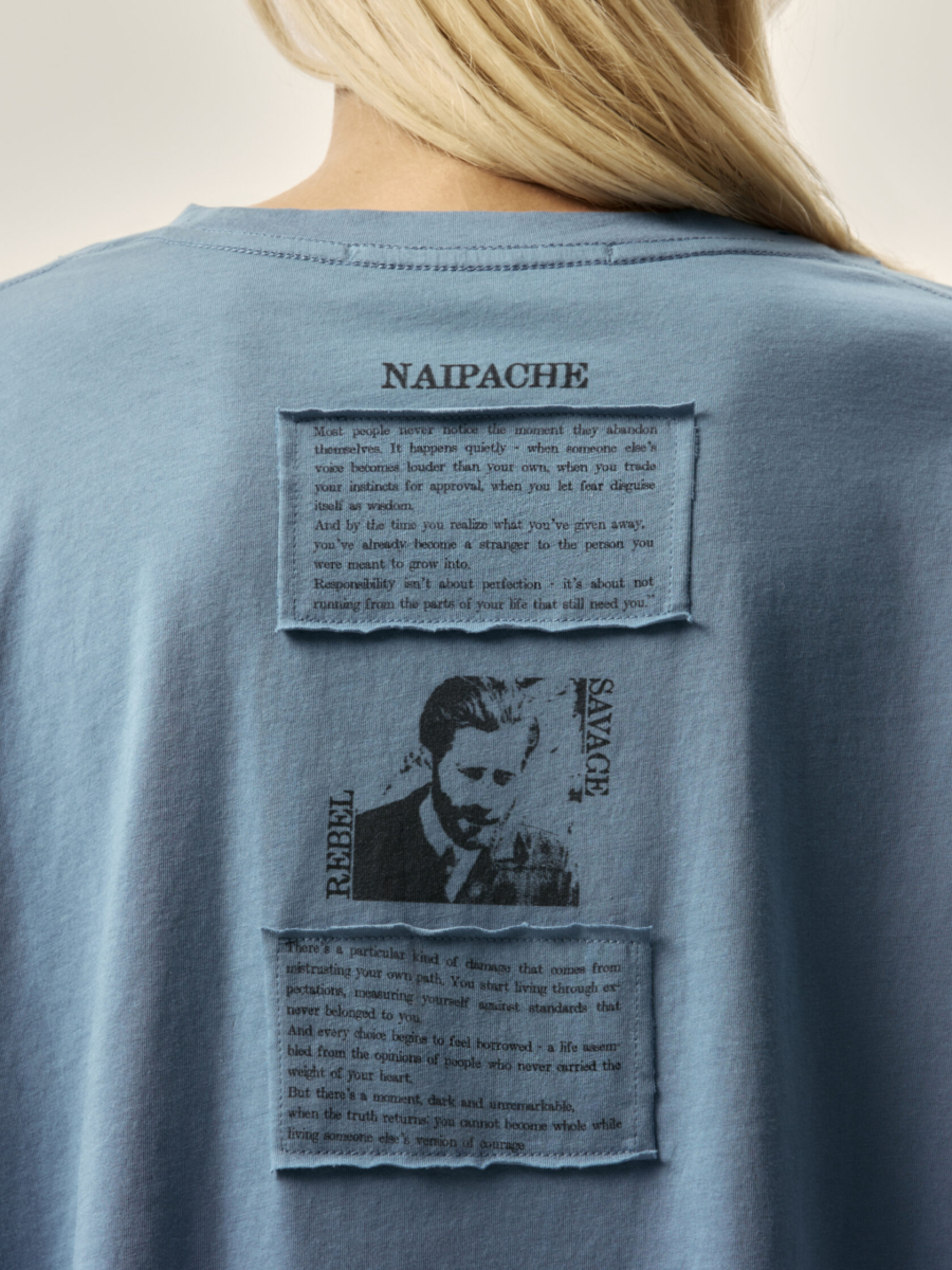 Футболка Для Сьюзан NAIPACHE, цвет: синий, 2611015200 купить онлайн