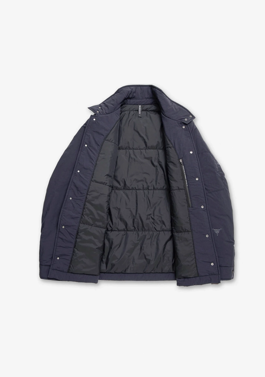 Утеплённая рубашка KRAKATAU, цвет: сине-черный, Qm546-6 купить онлайн