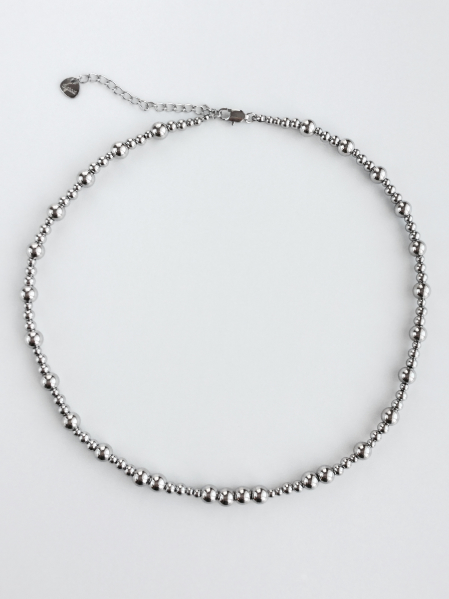 Колье-чокер "Silver beads" Tata Shop М553 купить онлайн