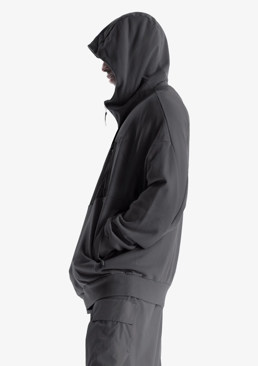 Худи на молнии KRAKATAU, цвет: темно-серый, Fu121-2 купить онлайн