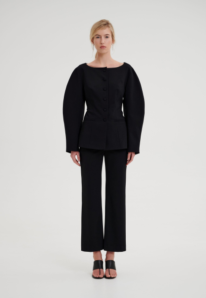 Жакет приталенный CHUBA, цвет: Черный,  купить онлайн