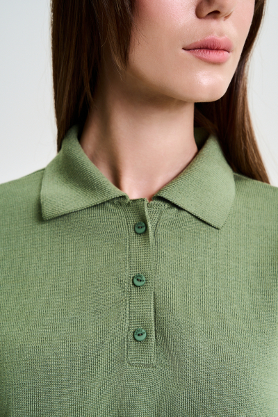 Джемпер-поло LIGHT GREEN Label .B, цвет: light green, Kn.45.3.1105LGRN купить онлайн