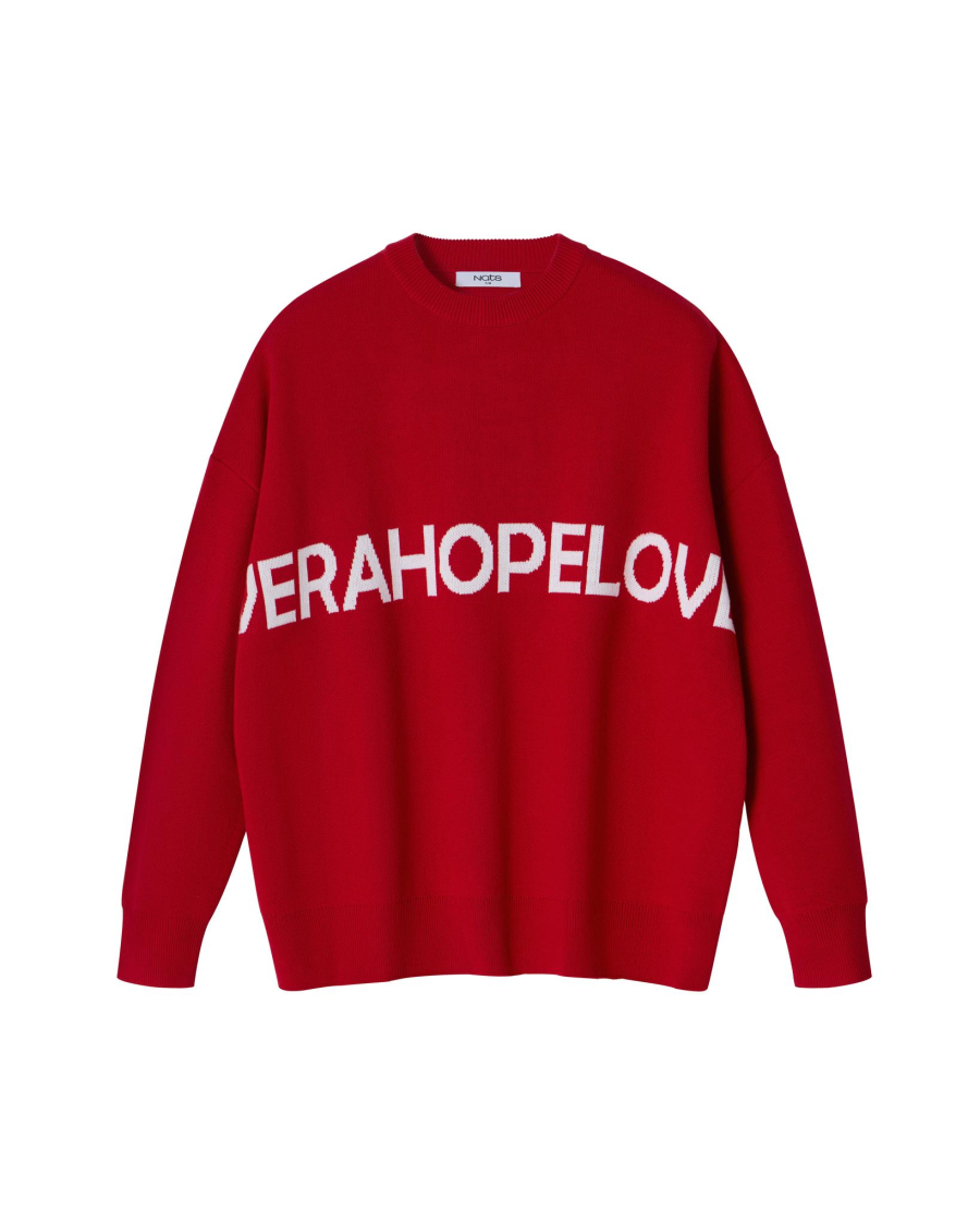 Джемпер VERA HOPE LOVE NATS, цвет: красный 34514628696 |новая коллекция купить онлайн