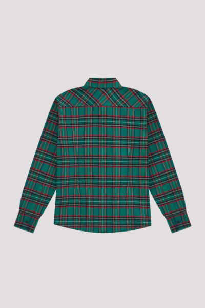 Рубашка клетчатая ГОША РУБЧИНСКИЙ, цвет: зеленый, SH_0901_CHECKED_GREEN купить онлайн