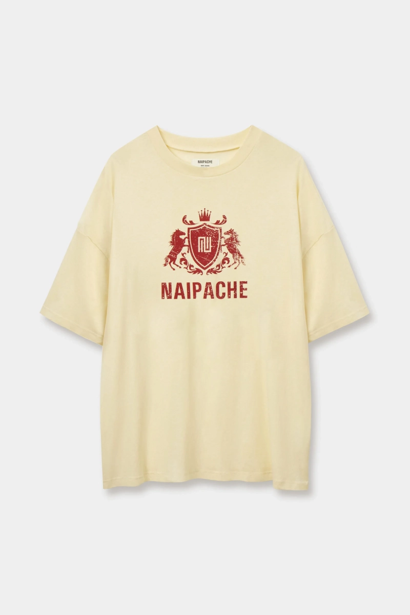 Футболка Винтаж Royal Shield NAIPACHE, цвет: бежевый, 2511066050 купить онлайн