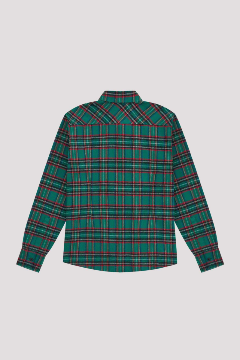 Рубашка клетчатая ГОША РУБЧИНСКИЙ, цвет: зеленый, SH_0901_CHECKED_GREEN купить онлайн