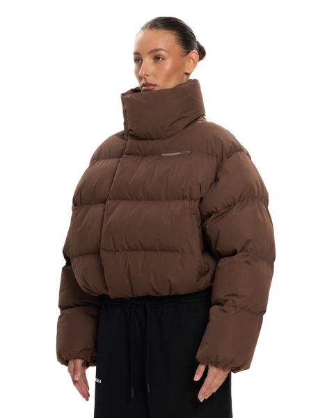 Пуховик ANG mini Suborbia, цвет: BROWN, 005776 купить онлайн