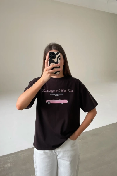 Футболка Монте-Карло Erist store, цвет: коричневый, НФ-00003342 купить онлайн