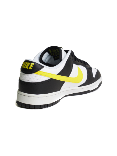 Кроссовки мужские Nike Dunk Low "Black Opti Yellow" NKDADDYS SNEAKERS, цвет: белый FQ2431-001 купить онлайн