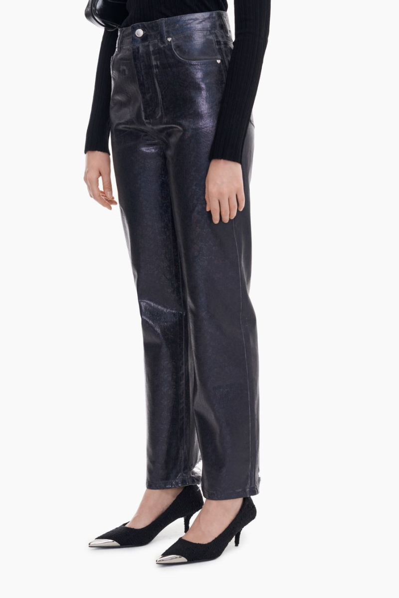 Джинсы с черным напылением голограммой TOPTOP, цвет: Черный, TTS.036.13992.900 купить онлайн