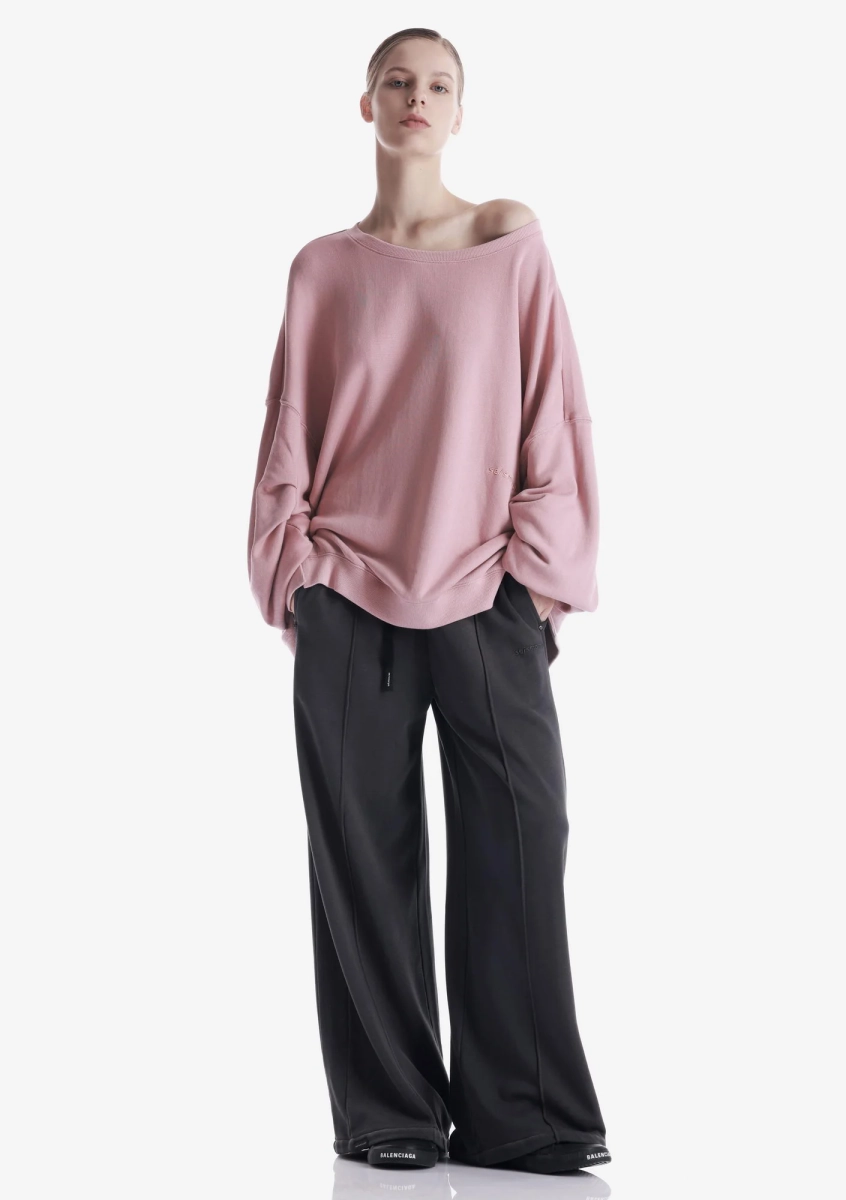 Свитшот с боковыми разрезами KRAKATAU, цвет: розовый, Fw124-94 купить онлайн