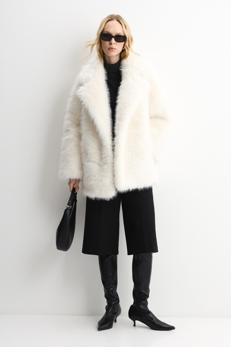 Шуба ADMISS ENEVOO, цвет: белый, 07109 купить онлайн