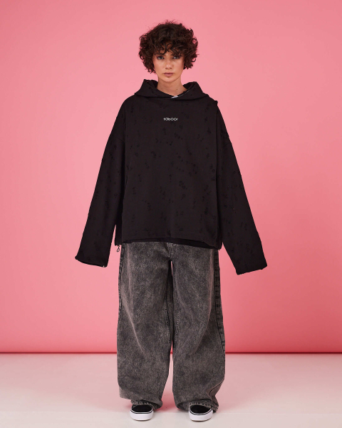 Табуха с затяжками рванка TABOO, цвет: Черный, TsZ06 купить онлайн