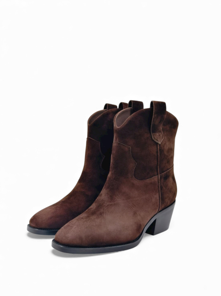 Ботинки зимние из натуральной замши GRANDERA, цвет: коричневый u8158-3-z10m (888) купить онлайн