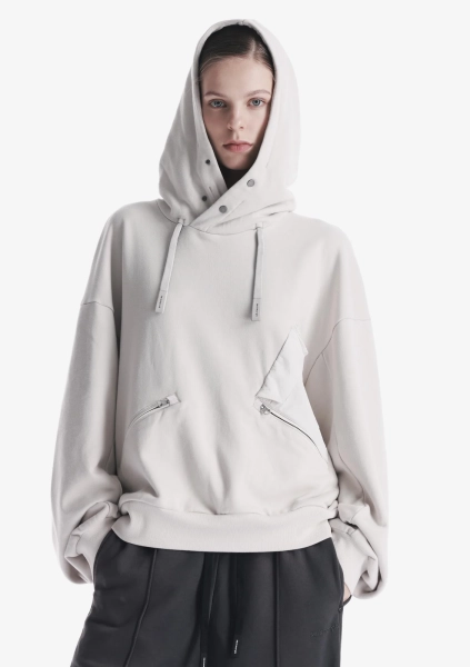 Пуловер-худи KRAKATAU, цвет: пепельно-белый, Fu122-43 купить онлайн