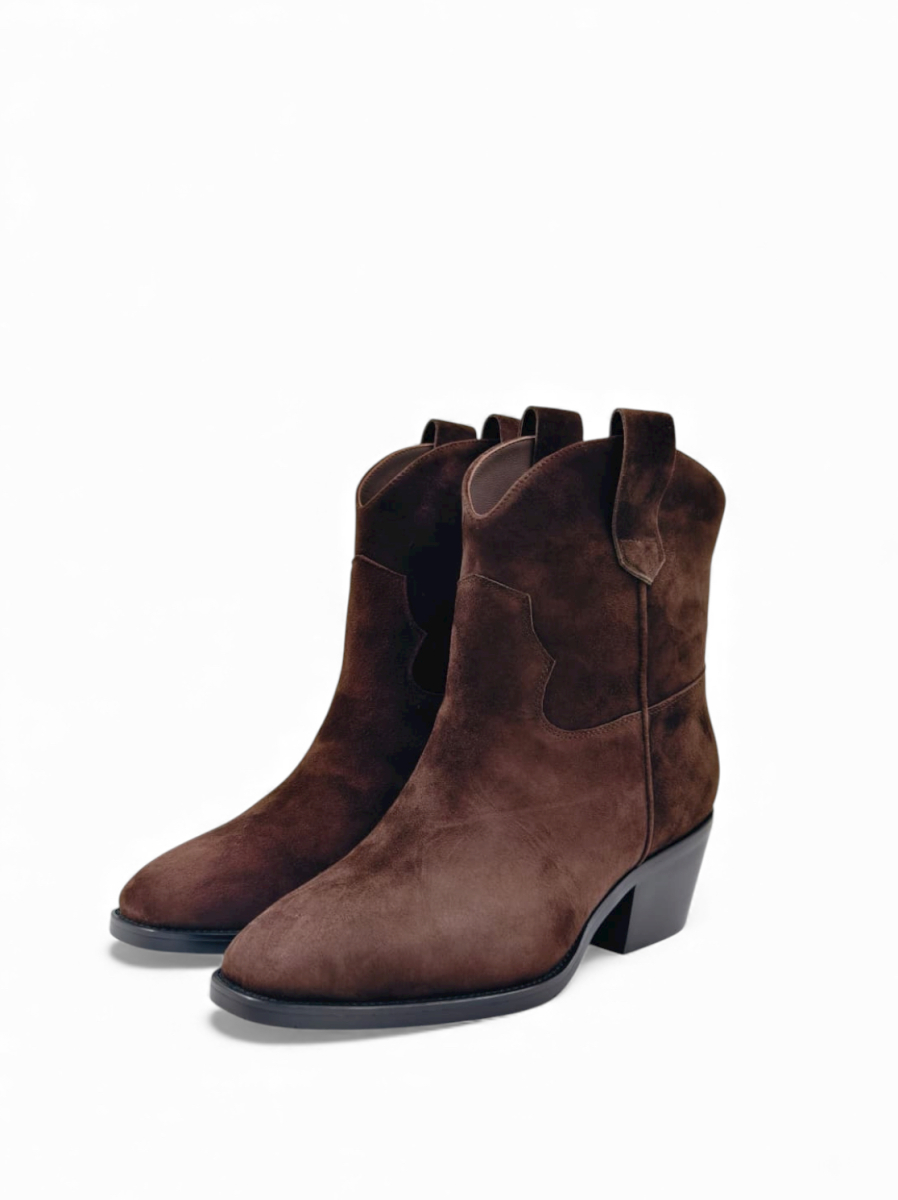 Ботинки зимние из натуральной замши GRANDERA, цвет: коричневый u8158-3-z10m (888) купить онлайн