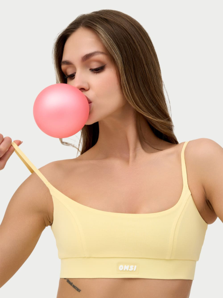 Slim Топ ONSI, цвет: butter  купить онлайн