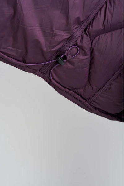 Куртка стеганная пух-перо ERISTSTORE, цвет: фиолетовый, НФ-00004098 купить онлайн