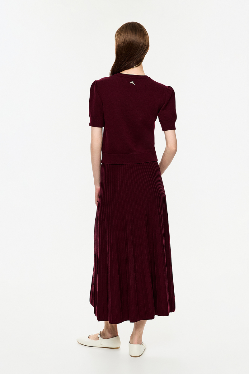 Юбка DREAMS BY ALENA AKHMADULLINA, цвет: Бордовый, 225104100304268/114000 купить онлайн