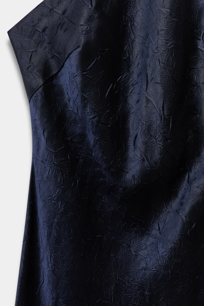 Платье с Х-образным вырезом из жатого сатина REFERT, цвет: темно-синий, 08-4225/1-2511 купить онлайн