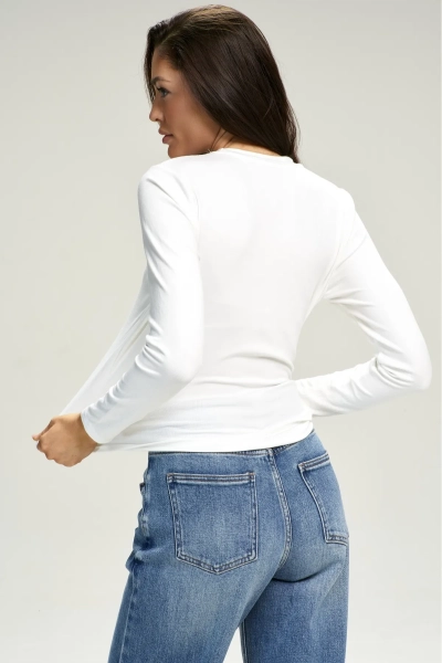 Лонгслив Base White Erist store, цвет: белый, НФ-00003133 купить онлайн