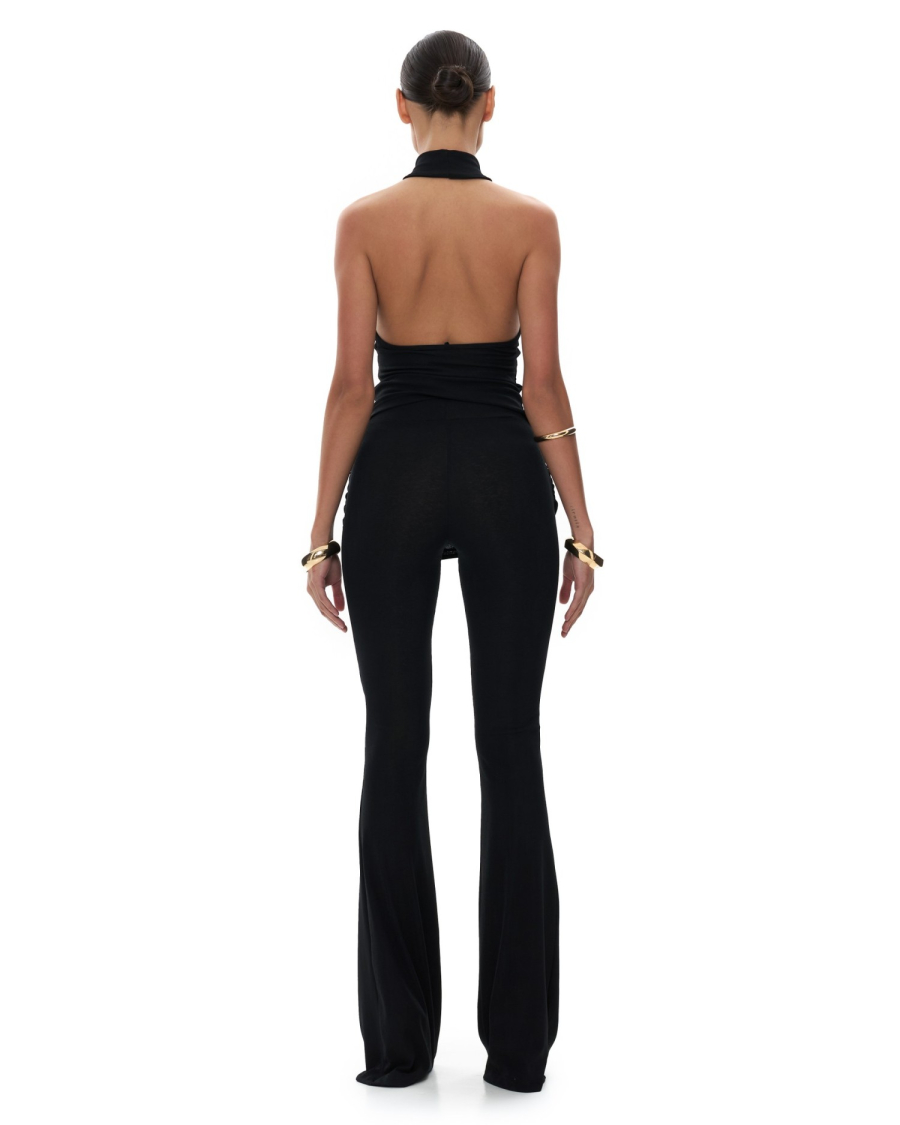 Брюки с драпировкой GOOD GIRL Suborbia, цвет: black, 006341 купить онлайн