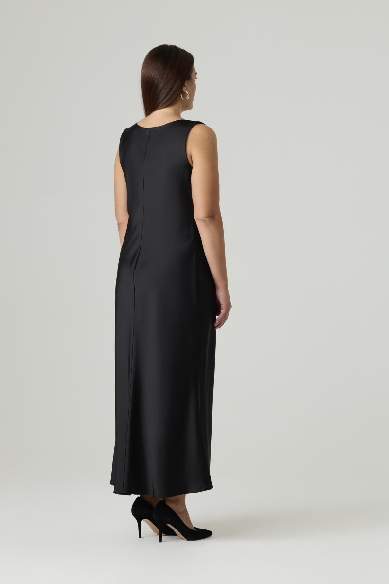 Платье-комбинация на широких бретелях 4forms, цвет: Черный, 65371 купить онлайн