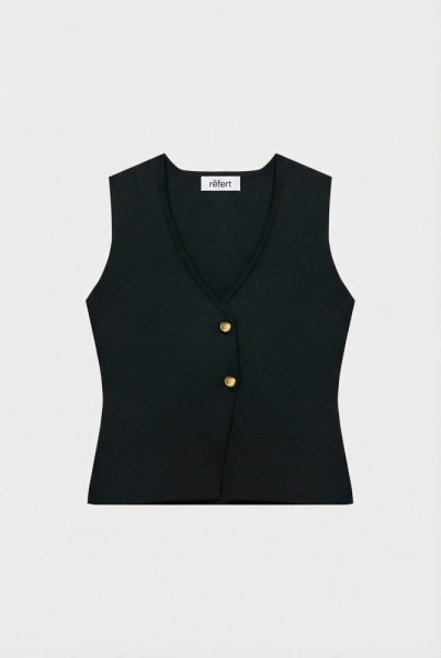 Жилет из трикотажа