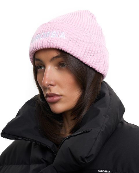 Шапка SUBORBIA Name Suborbia, цвет: PINK 006128 купить онлайн